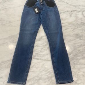 Paige Maternity Blue skinny ankle jeans size 24
